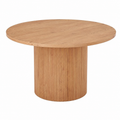 Table de salle à manger moderne 120cm en bois naturel