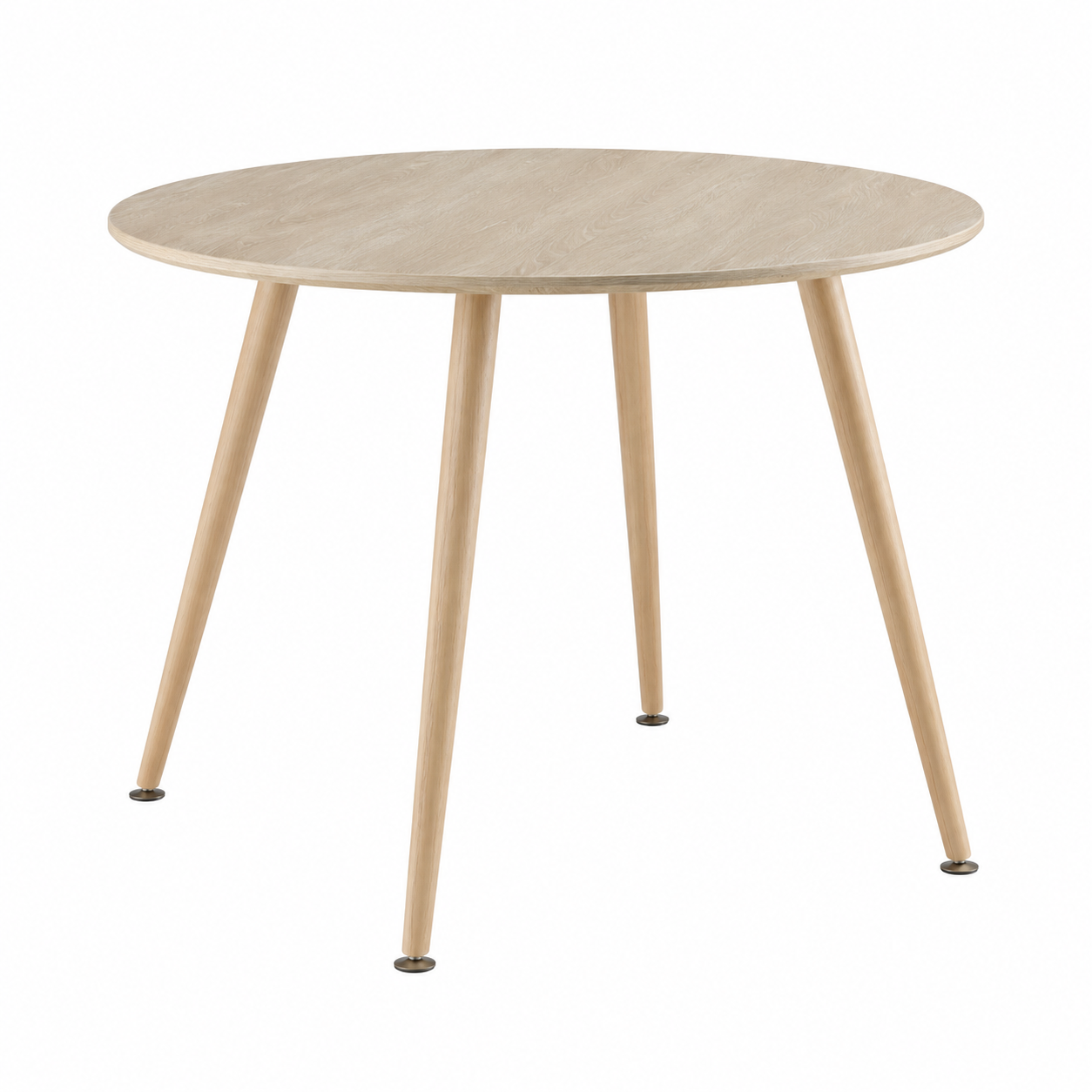 Table ronde en bois 100x75 cm pour salle à manger