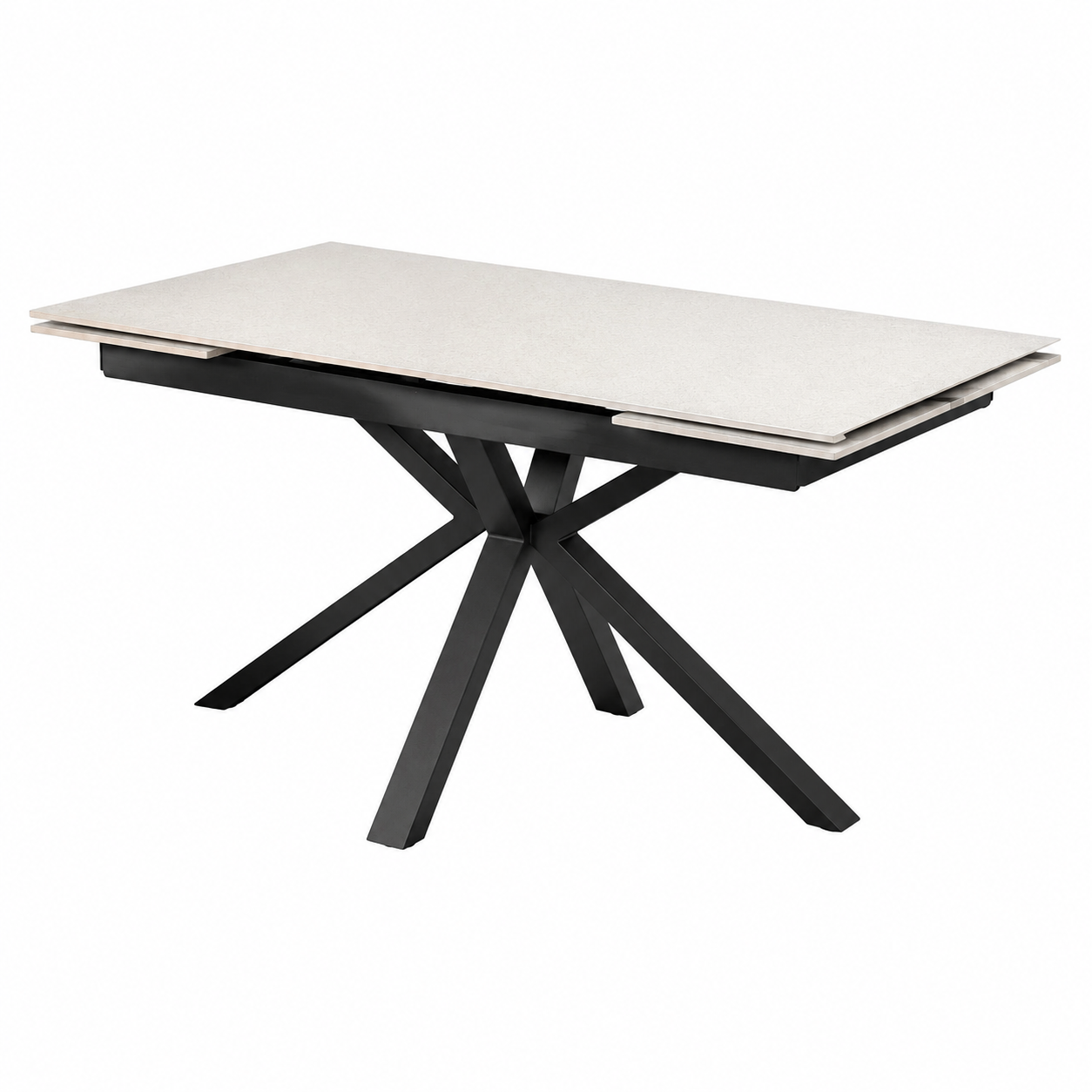 Table à manger extensible en céramique terrazzo 180-240 cm