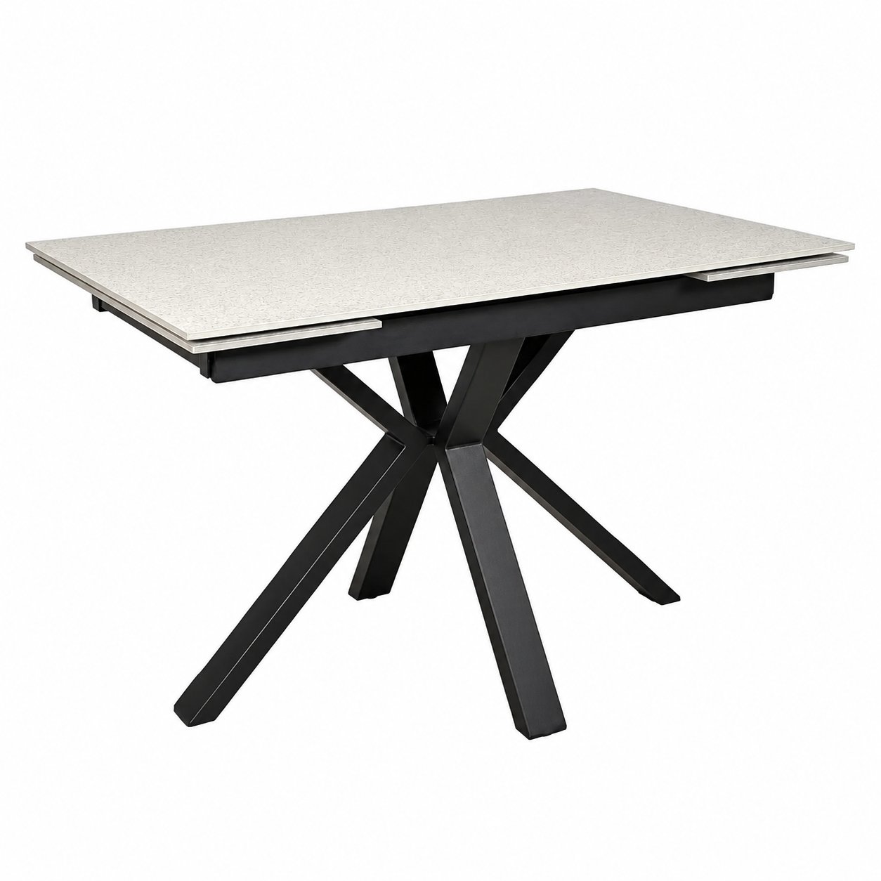 Table à manger extensible en céramique terrazzo 180-240 cm