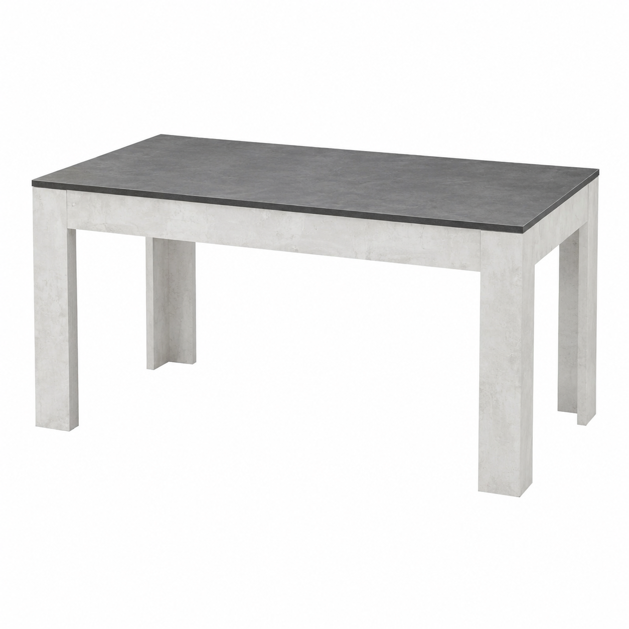 Table à manger extensible moderne en anthracite