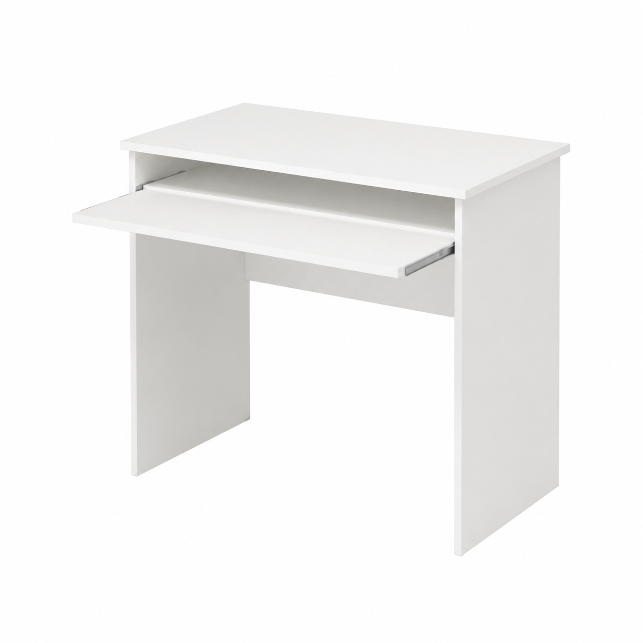 Bureau compact avec tablette coulissante 90 cm