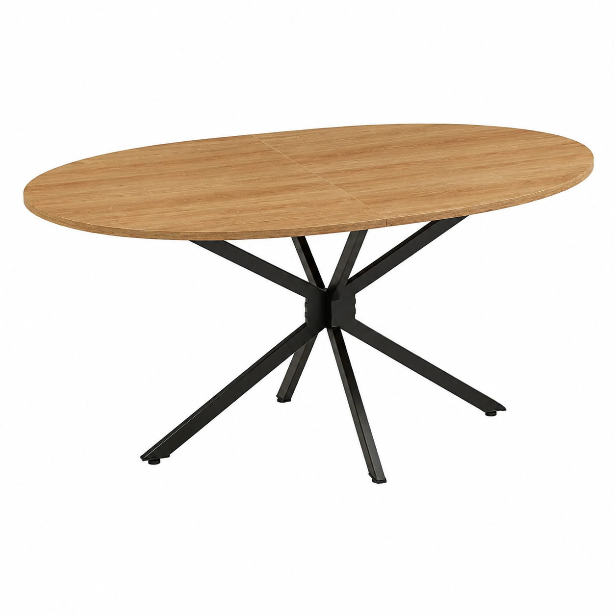 Table à manger rectangulaire pour 4-6 personnes, bois clair