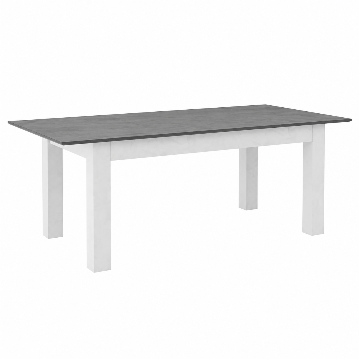 Table à manger extensible moderne en anthracite