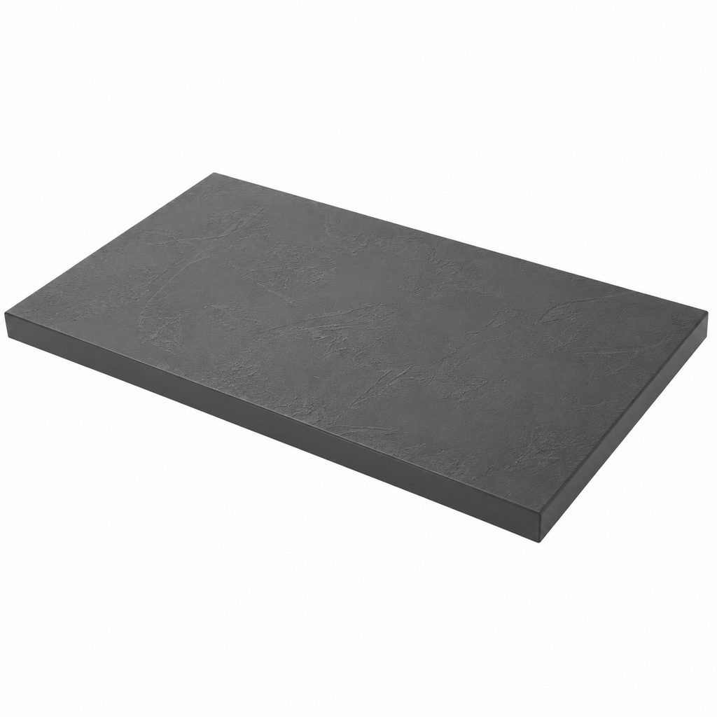 Table à manger extensible moderne en anthracite