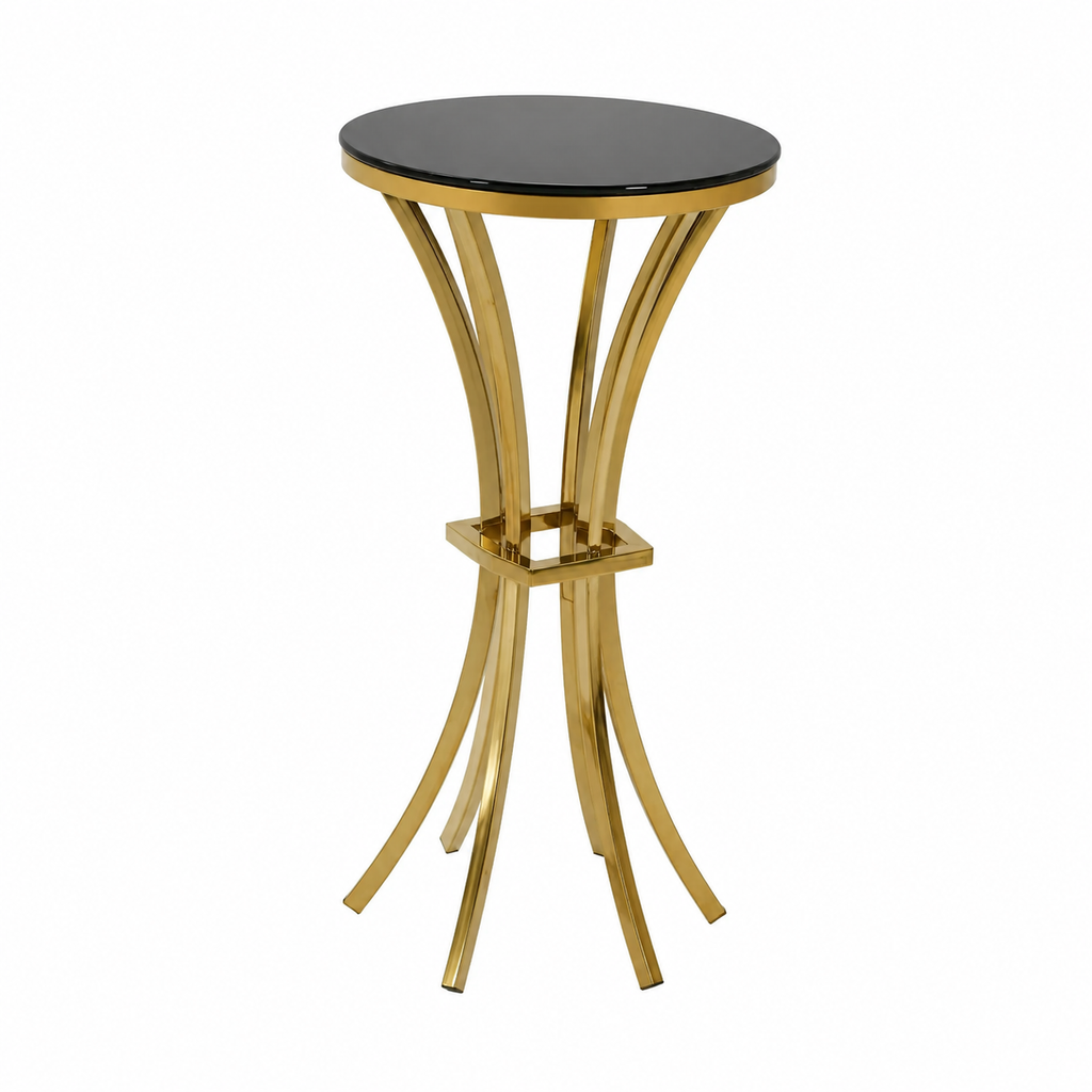Table à Manger en Or, 40x40x81 cm