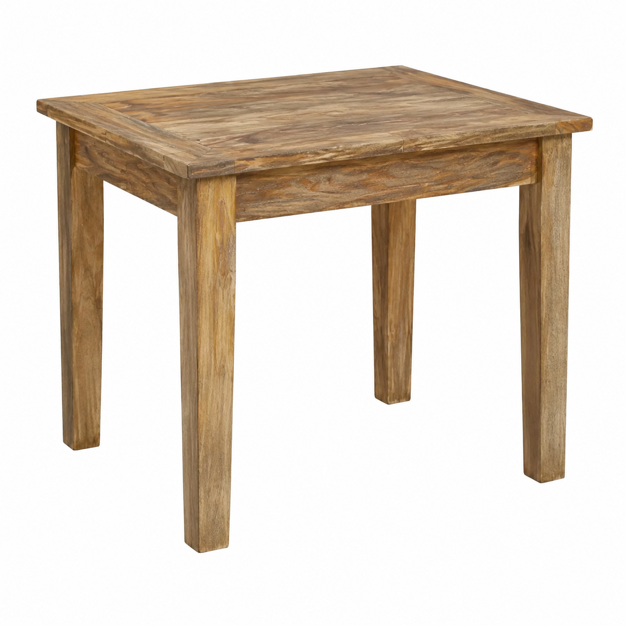 Table de salle à manger en bois recyclé 120 x 60 x 77 cm