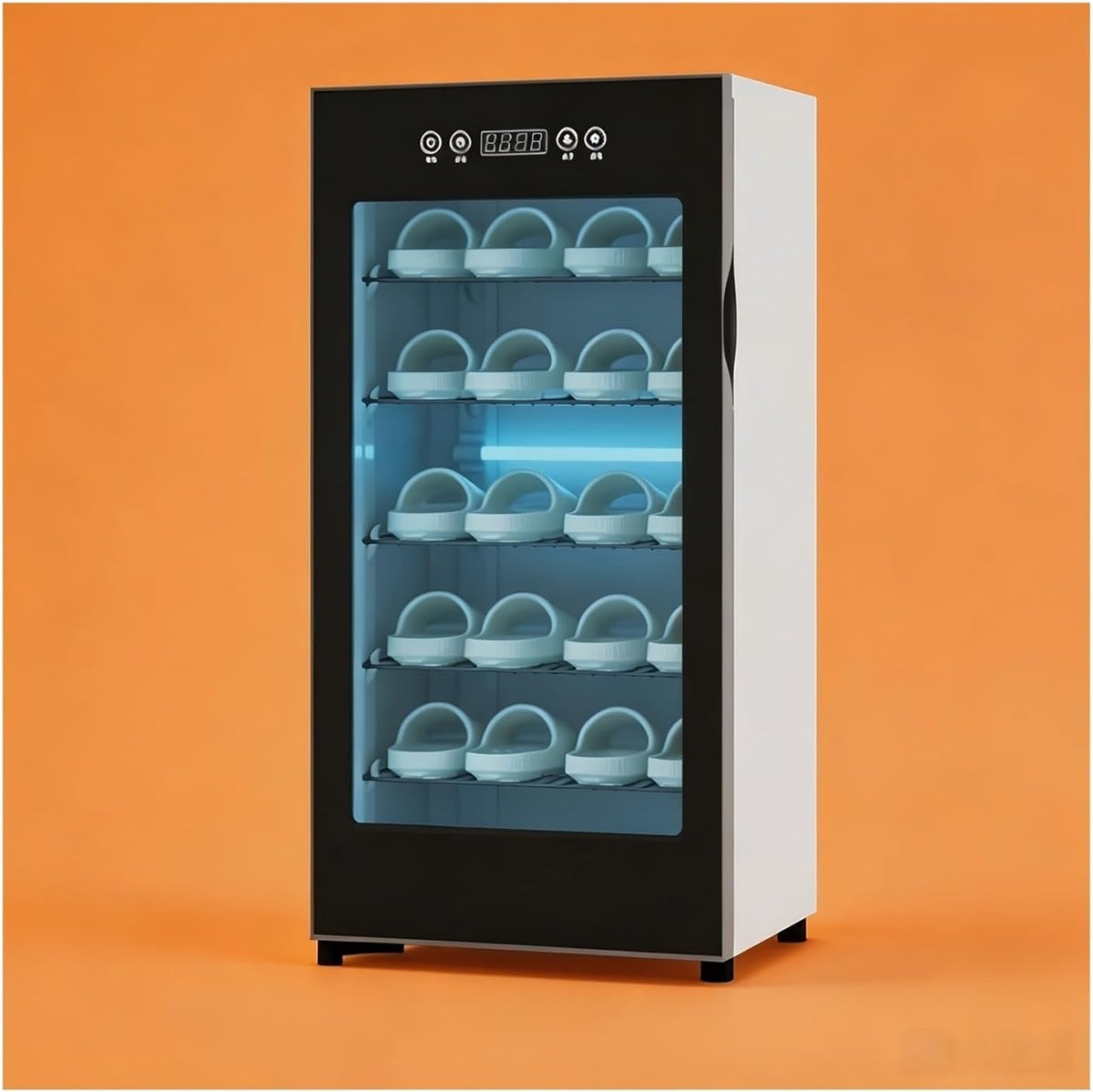 armoire xueqiaolian1006, Gris, sèche-chaussures et désodorisant à 60 °C, chauffe-bottes à séchage rapide