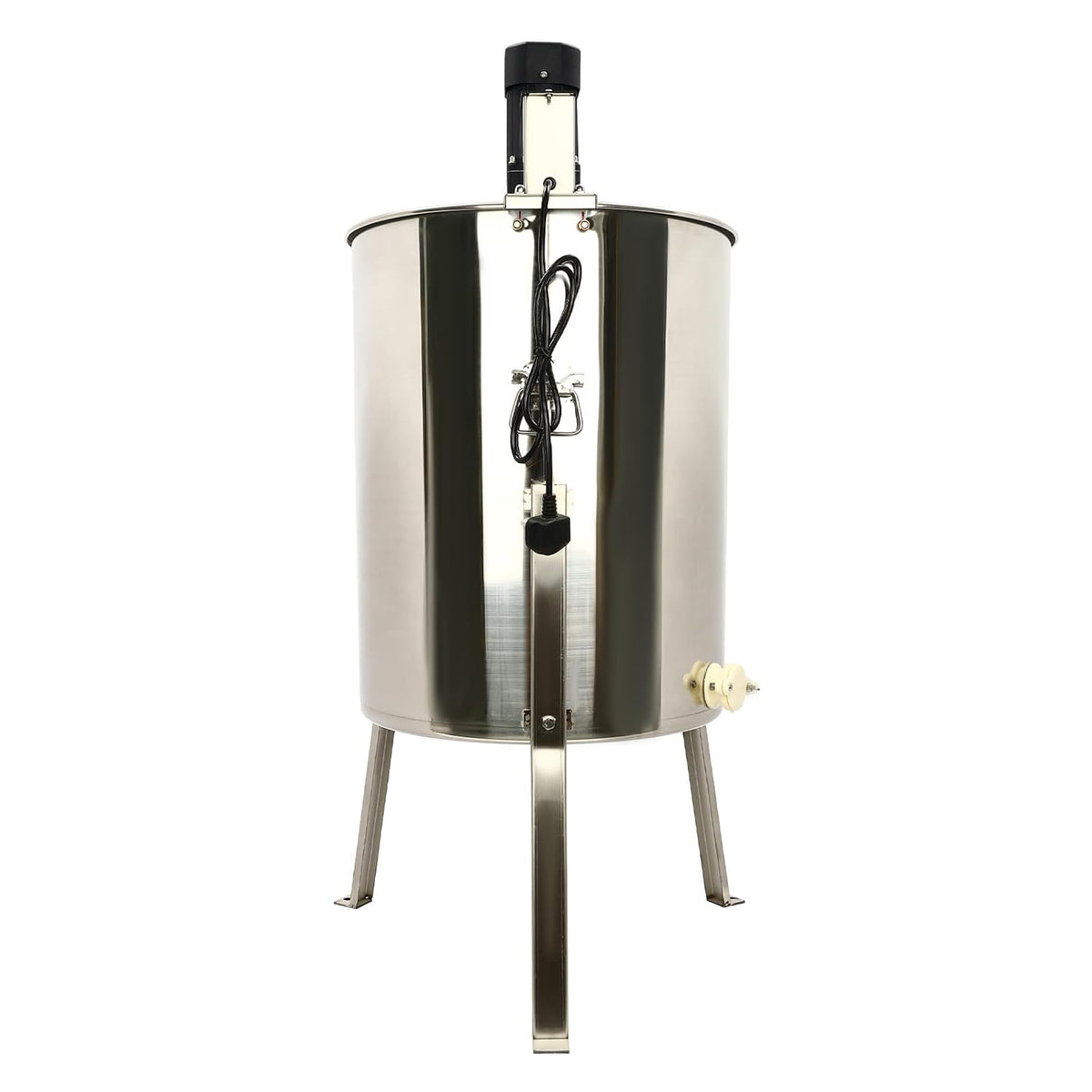 CuCummoo Extracteurs, US-52., 220 V., 140 W, 47 cm, acier inoxydable 201., Noir, Essoreuse à miel électrique - 8 cadres