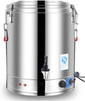 YXCMD distributeur d'eau chaude, 40 L, 50 L, 60 L, 70 L, Argenté, Professionnel en Acier Inoxydable, Bureau et Maison