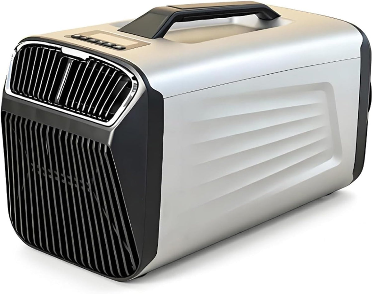 Cashwise déshumidificateur, 57,5 x 28,9 x 34,9 cm, 52 dB, 5200 BTU, 400 W, 12 V, Argenté, Climatiseur et Portable pour Tente