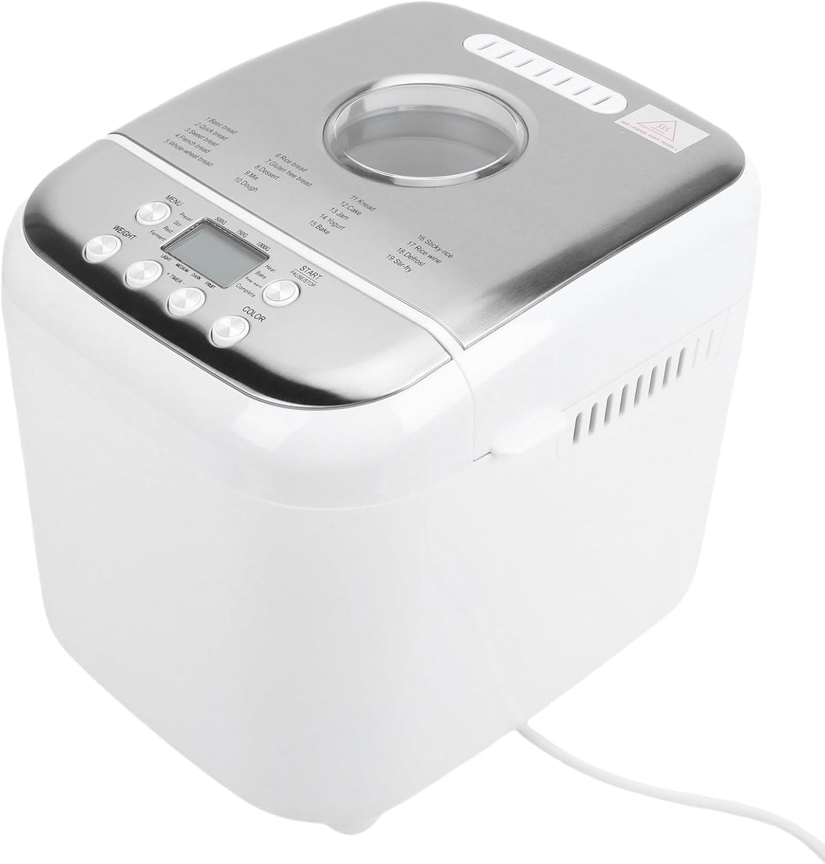 Luocute Saladiers, moteur AC 600 W à faible bruit, 600 W, ABS, Noir