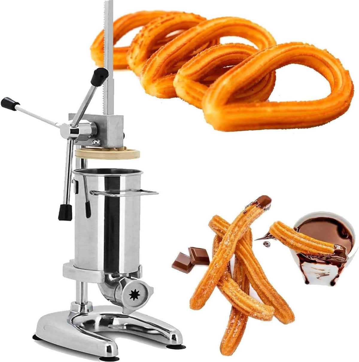 CUTANGELAR Machines à pâtes, 2 L, 3 L, Noir, Presse À Pâte Manuelle