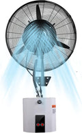 CVQJL Ventilateurs sur pied, Blanc, Ventilateur Brumisateur, Ventilateur brumisateur professionnel extérieur/intérieur