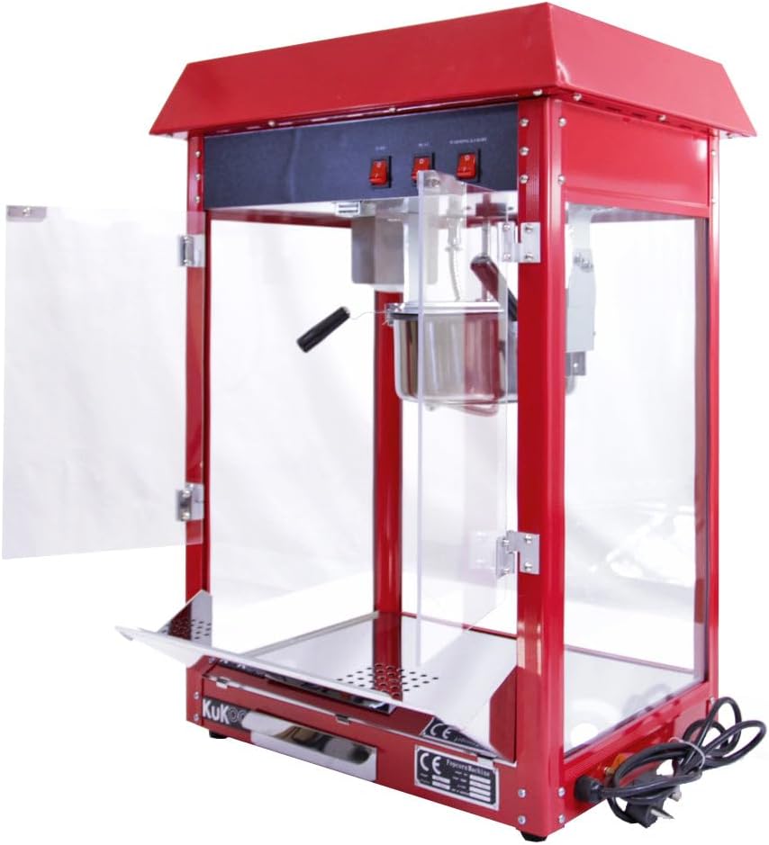 KuKoo Appareils à popcorn, 226 g, Rouge
