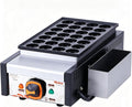 table de cuisson Appareil, 1,65 kW, 40 mm, 1650 W, Noir, électrique à Takoyaki 28 cavités (Ø ), Machine à boulettes de poisson et de poulpe