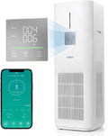 AIREAL purificateur d'air, 325 m, 7 L, Blanc, et Humidificateur, Appareil 2-en-1 jusqu'à ², humidificateur évaporatif