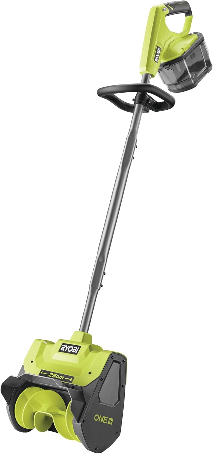 RYOBI fraise à neige, 18 V, 25 cm, Noir, - sans Fil One+ RY18ST25A-0, Largeur de Déblaiement, Poignée Repliable