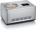Severin sorbetière, EZ 7406, 2 x 2 litres, env. 180 W, 180 W, inox, électrique et yaourtière avec 2 récipients inclus