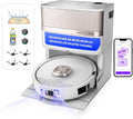 Shark robot aspirateur, Blanc, PowerDetect UV Reveal et nettoyeur, station de charge auto-vidante, filtration HEPA anti-allergène