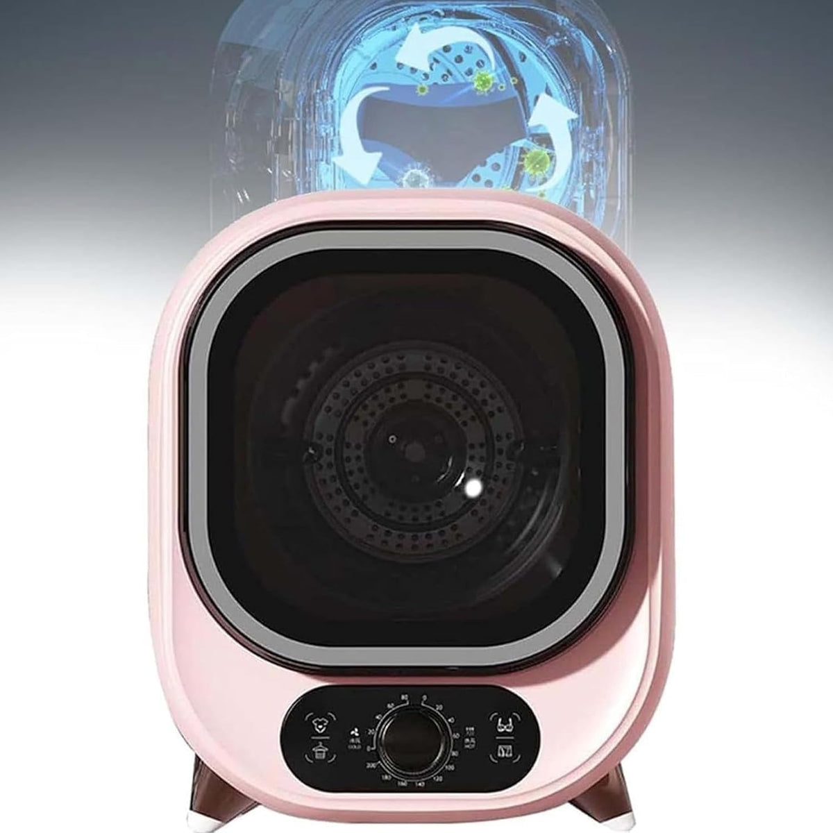 DPQYJPP Sèche-linges avec pompe à chaleur, 5 kg, 450 W, rose, bleu, vert, marron., Sèche-Linge ventilé, sèche-Linge Compact