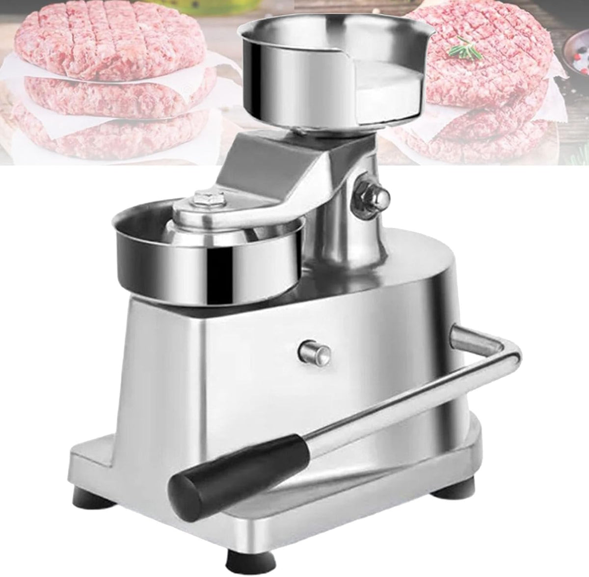 Machine Appareils à sandwich et presses à panini, 100 mm, 150 mm, Noir, à hamburger, à hamburger commerciale pour usage domestique