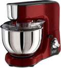 Russell Hobbs robot pâtissier, 1,5 L, Rouge/Argenté, multi [pétrin, batteur & blender] Desire Rouge (3 fouets: batteur pâtes lourdes
