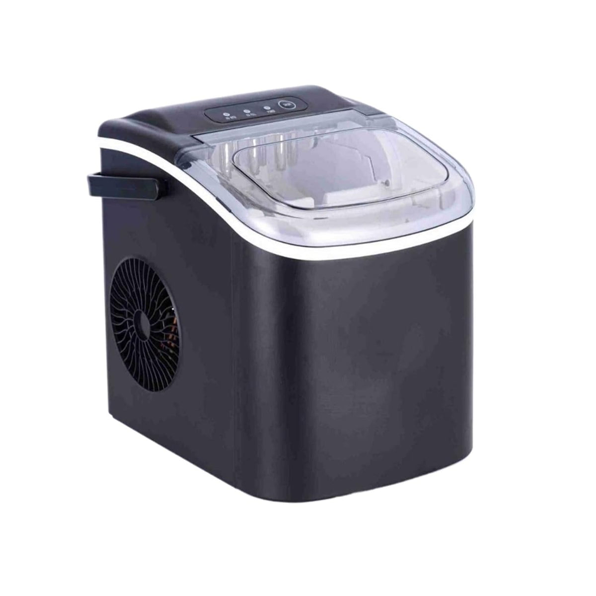 POAHNCU machine à glaçons, 215*292*290MM, 95 W, Argenté, de comptoir 25 lb/24 h, 9 en forme balle 6 min, Stainless steel)