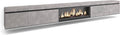 Skraut Home cheminée électrique, 107 cm., 34 W., 368x45x35, Noir, Meuble TV, Banc Télé, Grand Espace de Rangement