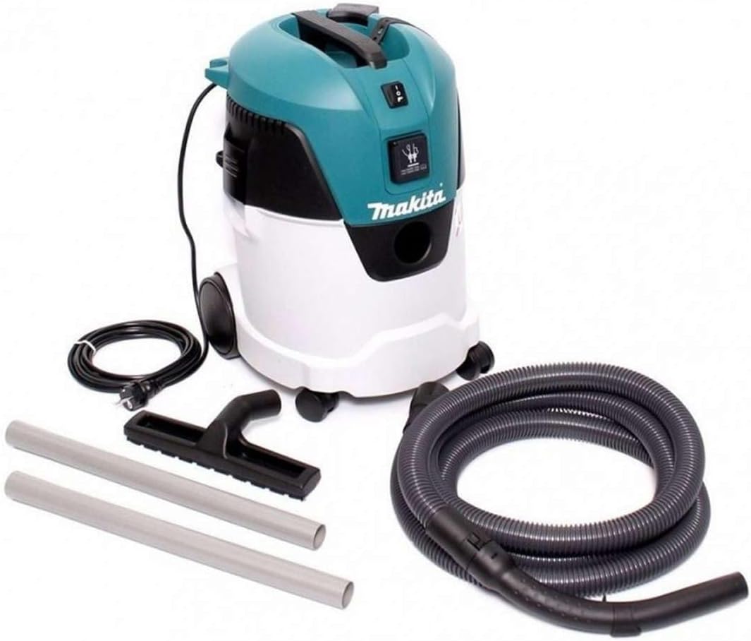 Makita aspirateur eau et poussière, 25 L, 1000 W, Noir, Aspirateur 210 mbar VC2512 L