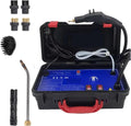 STRAFBRG Nettoyeurs vapeur, Nettoyeurs à vapeur, 3000 W, Noir, Nettoyeur à vapeur haute pression, désinfection alcaline portative