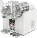 Glowdora sorbetière, Blanc, Machine À Granita, Mixeur À Smoothies À Double Cylindre avec Écran Tactile, Temps De Préparation : Environ 20 À 30 Minutes