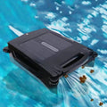 Robot Systèmes de nettoyage automatique, Noir, nettoyeur de piscine sans fil à énergie solaire, rechargeable avec deux modes de nettoyage