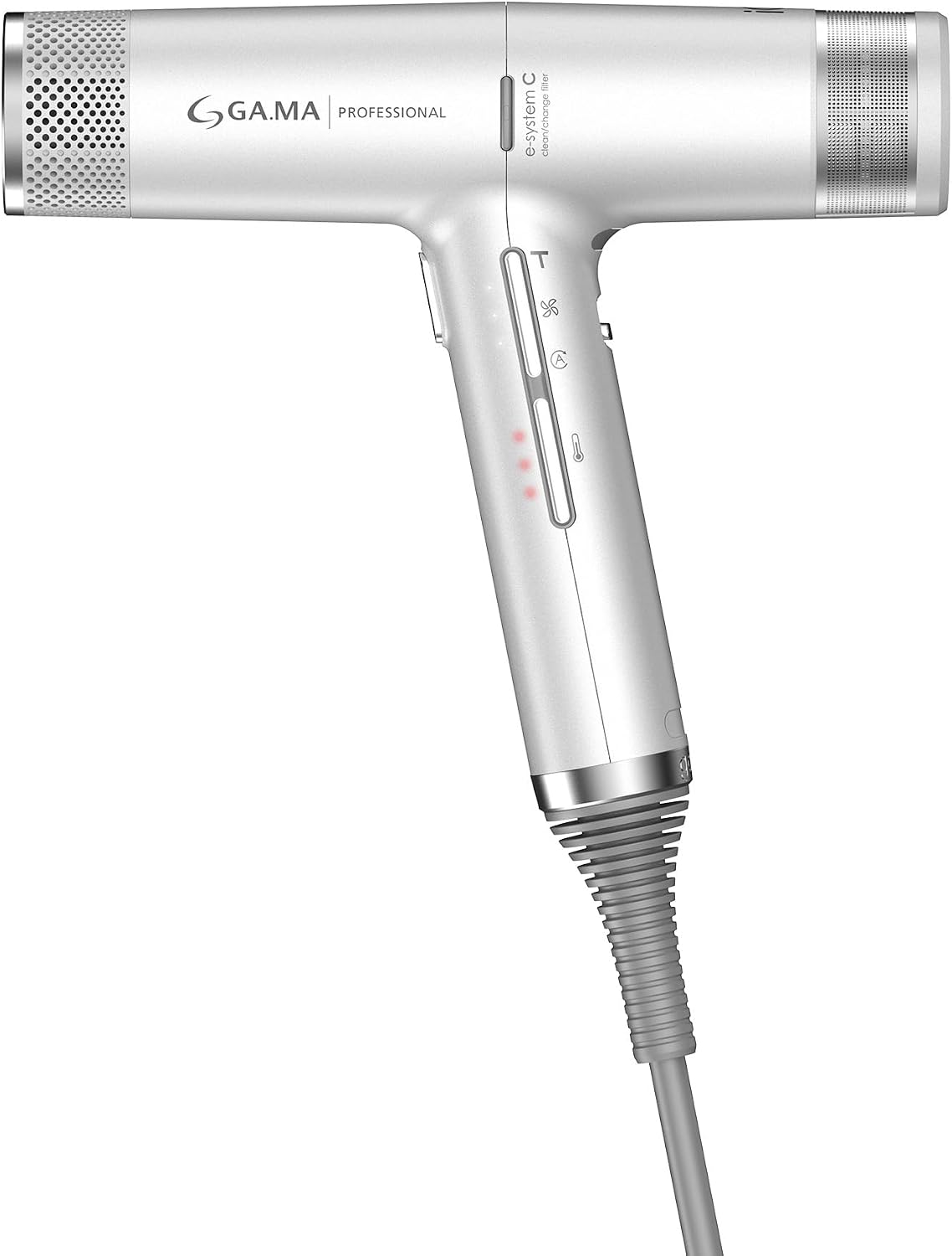 GA.MA ITALY PROFESSIONAL Sèche-cheveux, 000 tr/min, 1600 W, Gris, iQ3 Ferretti, ultraléger avec moteur sans balais de 110
