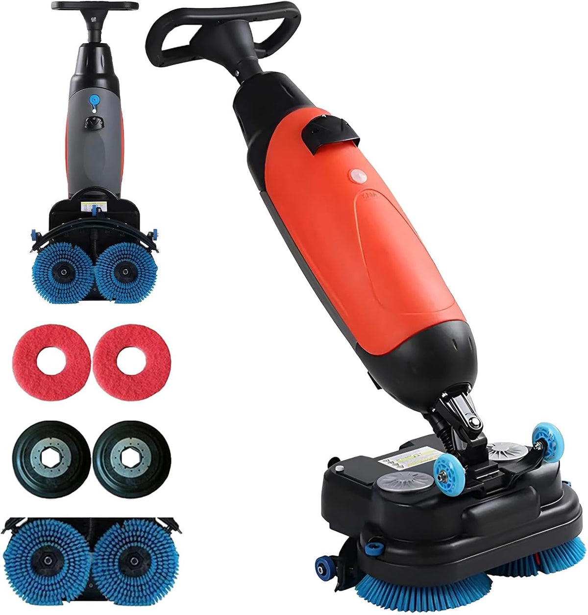 LADECNERHT polisseuse, 240 TR/Min, 43 Cm, 000 m, Noir, Laveuse Sol Professionnelle, Autolaveuse Sol, électrique Légère