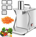 Aredwhiterui Mini-robots et hachoirs, 200 W, 70 Kg, 7 cm, Argenté, Coupe-Légumes électrique en Acier Inoxydable /H