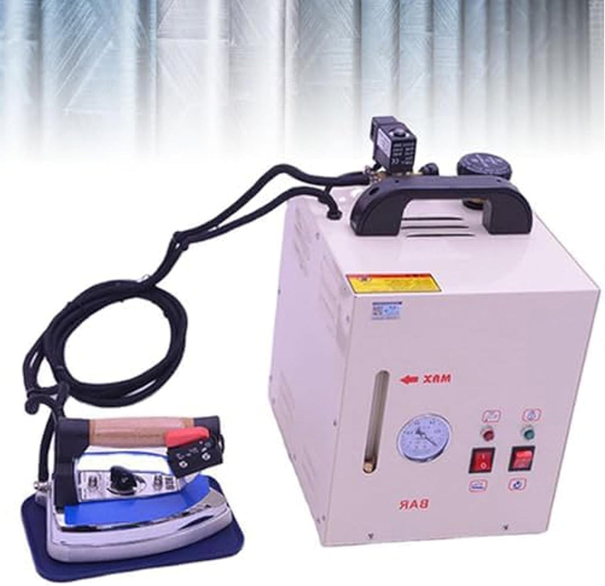 XueFulxion Fer à vapeur, 110 V-220 V, 220 V, Noir, Fer de Voyage Compact, pour Voyages d'affaires