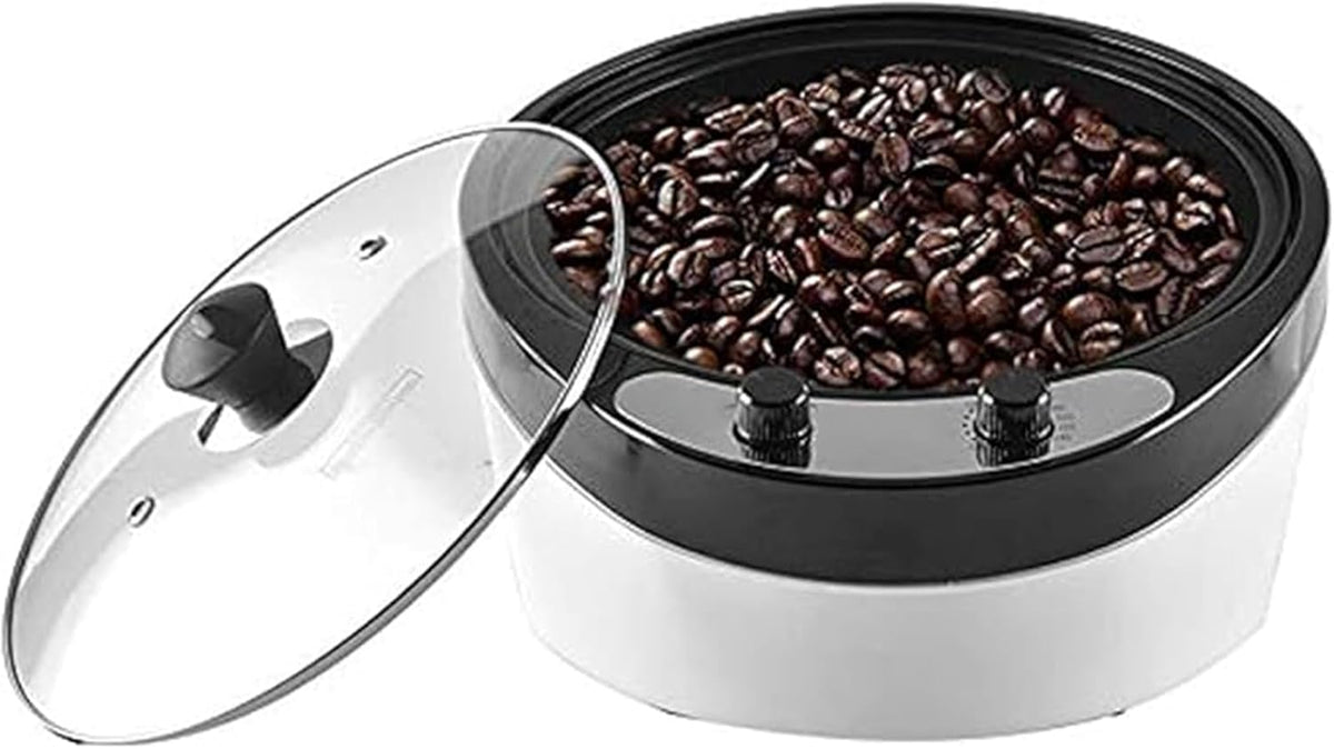 Torréfacteur Torréfacteurs, Noir, électrique avec contrôle de la température, Idéal pour rôtir le café, les céréales et le sésame