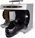 Adtzpc Brosses à chaussures, 26,5*20*37CM, Noir, Cireuse De Chaussures Commerciale, Polissage Rapide Et À Faible Bruit