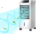 QYMYOZ fontaine à eau, 150 W à 240 W, 220 V - 50 Hz, Blanc, Ventilateur Refroidisseur d'air par évaporation