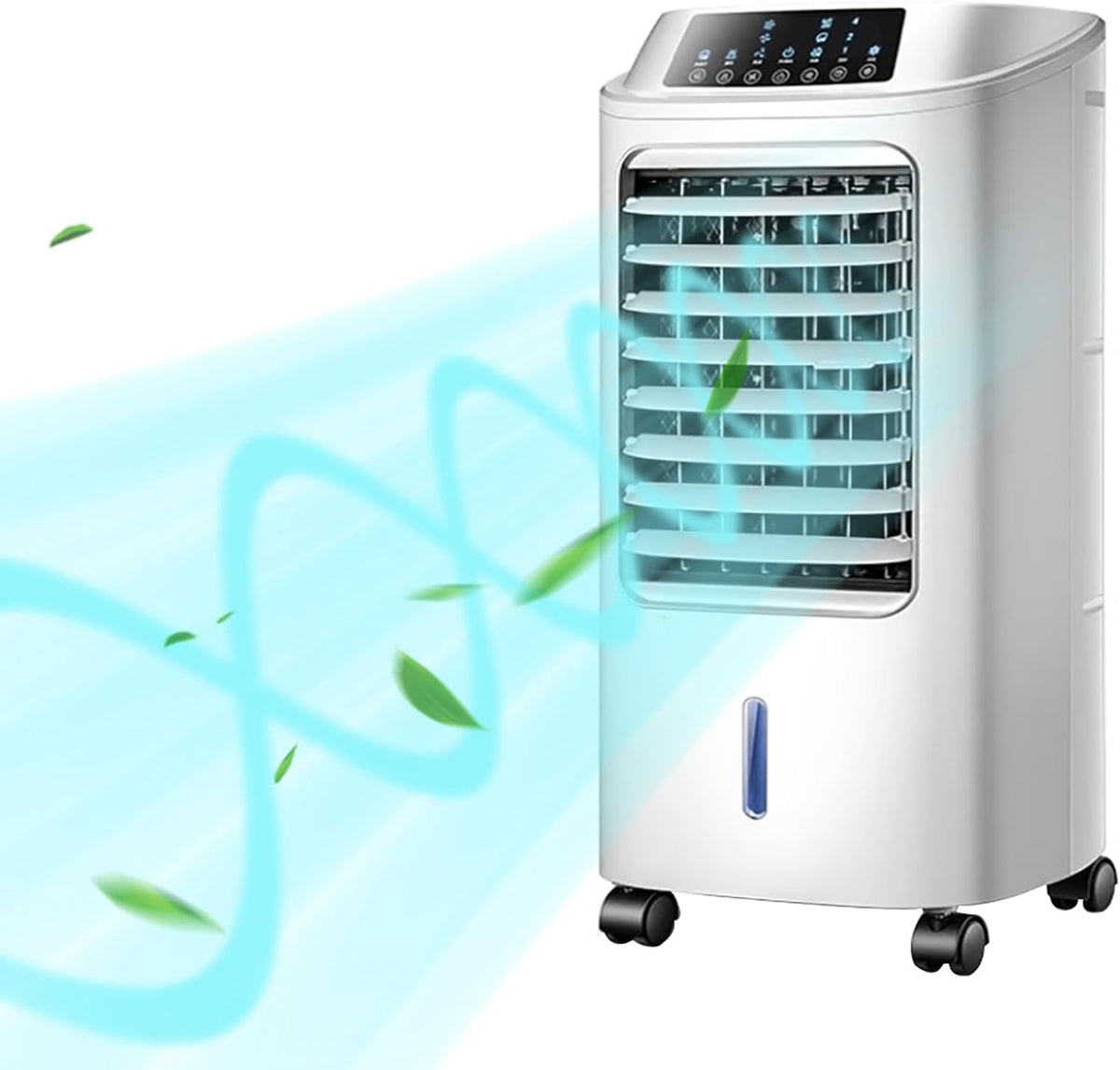 QYMYOZ fontaine à eau, 150 W à 240 W, 220 V - 50 Hz, Blanc, Ventilateur Refroidisseur d'air par évaporation