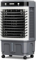 XSDAJSD fontaine à eau, 150 W-240 W, 220 V-50 HZ, 80 x 43, Blanc, Refroidisseur d'air évaporatif commercial 3 en 1 avec oscillation à 120°