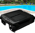Gaoyongyong Systèmes de nettoyage automatique, 53,5 × 46,5 × 18 cm, 8 W, Noir, Robot Nettoyeur De Piscine Sans Fil Et Écumoire Solaire Automatique