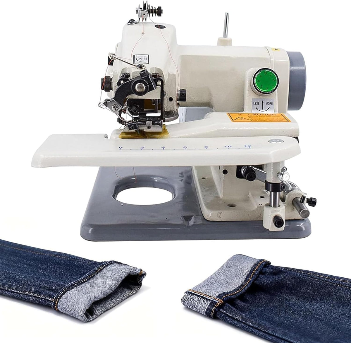 Machine machine à coudre, 1200 TR/Min, 8 Mm, Gris, à Ourler Portable Professionnelle à Point Invisible, Pas Daiguille Réglable De 3 à
