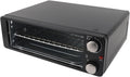 Airshi four à pizza, 1200 W, 220 V, Noir/Argenté, d'intérieur, Grande Fenêtre de Visualisation, Comptoir Polyvalent