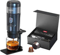 HIBREW machine à café, 80 W, Noir/Argenté, portable 3 en 1 avec mallette H4A-Premium
