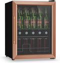 KLARSTEIN réfrigérateur, 60 L, Blanc, Beersafe à Boissons, Mini Frigo avec Porte Vitrée, Éclairage LED, étagères métalliques amovibles