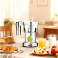 WEICNE centrifugeuse, 350 W/550 W/750 W, 550 W, Acier inoxydable, Argent, Extracteur De Jus Professionnel, Presse-Agrumes Électrique