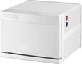 XDTKJDZ armoire, 8 L, 130 W, 8 L, coque ABS et doublure en acier inoxydable., Gris, Chauffe-Serviettes, À Serviettes Chaudes avec Espace