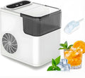 KJZQXYX machine à glaçons, 1,4 L, 12 kg, Blanc, en pépites, Portable de comptoir, capacité de /24 h, 9 glaçons en 6 Minutes